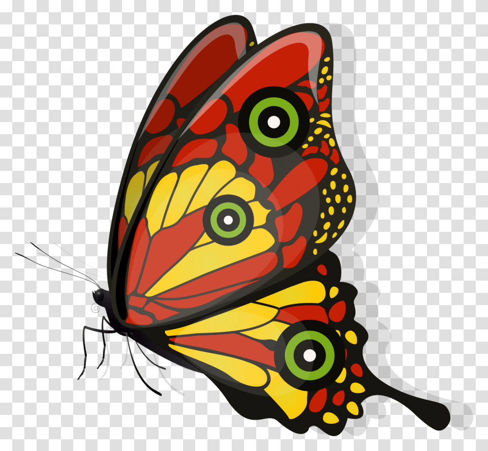 Brush Footed Butterfly, Animal, Helmet, Apparel Transparent Png