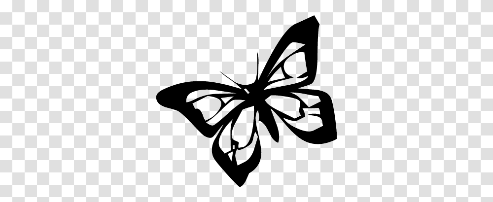 Brush Footed Butterfly, Invertebrate, Animal, Insect, Stencil Transparent Png