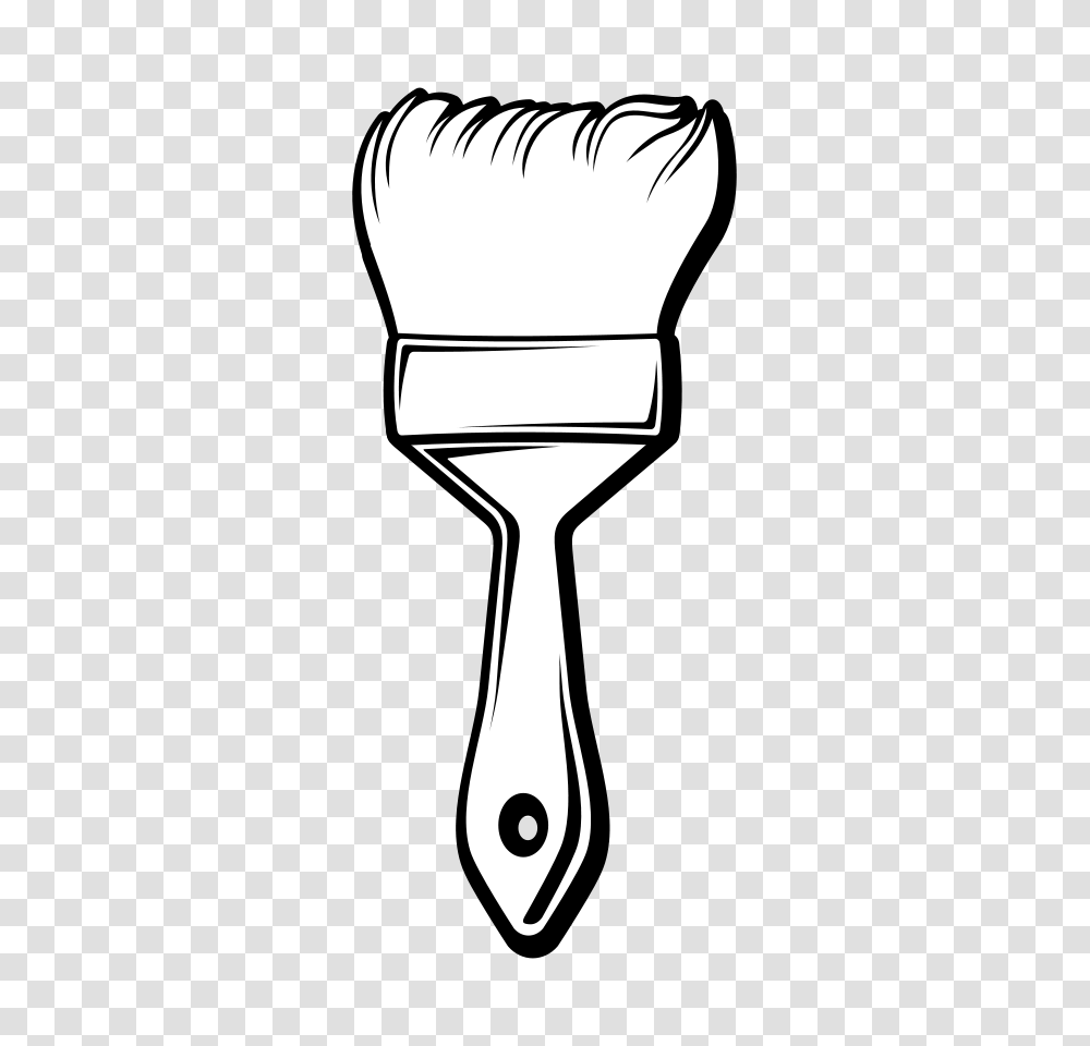 Brush Large Size, Hourglass, Hammer, Tool Transparent Png