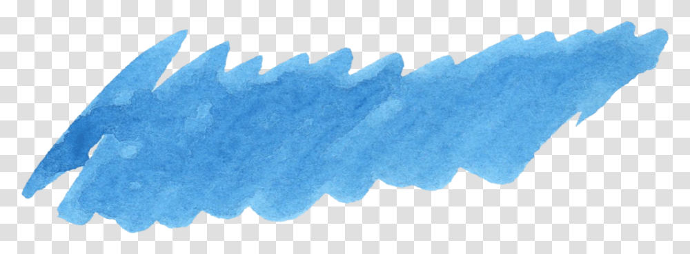 Brush Paint Blue Sky, Foam Transparent Png