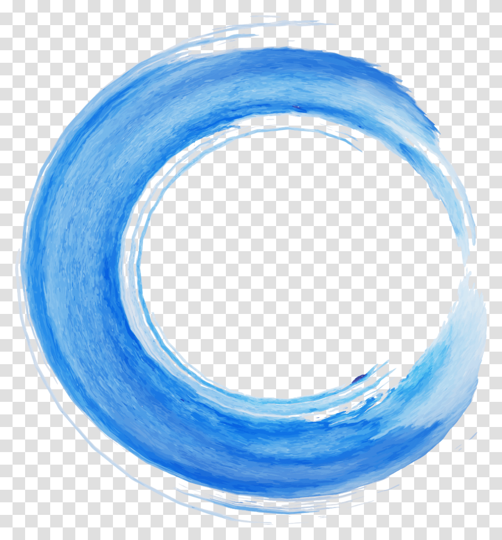 Brush Stroke Blue Circle, Outdoors, Water, Hole Transparent Png
