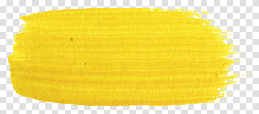 Brush Stroke Yellow, Rug, Texture, Foam Transparent Png