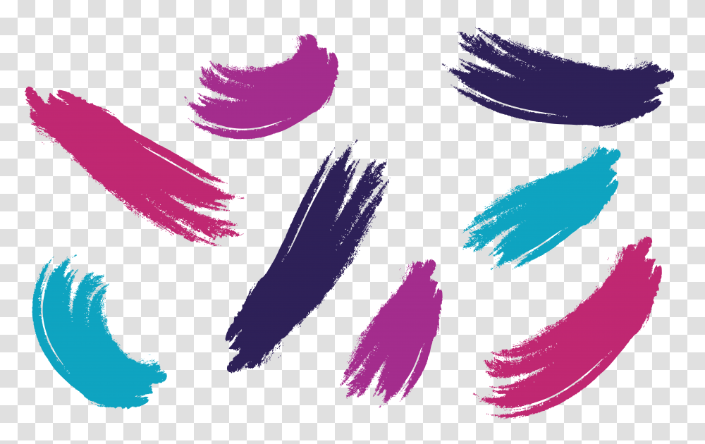 Brush Strokes Babaimage, Label Transparent Png