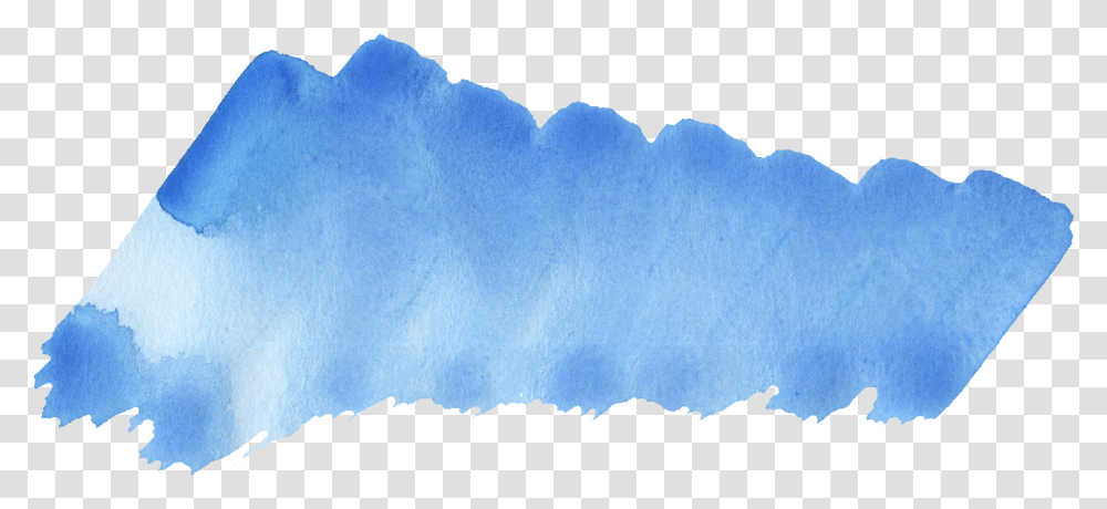 Brush Strokes Sky Blue Watercolor Large Watercolor Brush, Nature, Outdoors, Ice, Snow Transparent Png