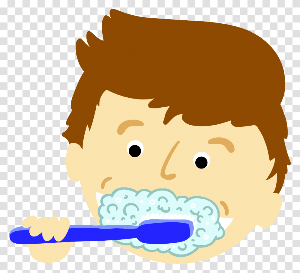 Brush Teeth Awesome Clipart Boy Brushing Gclipart Clip Art Brushing Teeth, Mouth, Tool, Toothbrush, Toothpaste Transparent Png