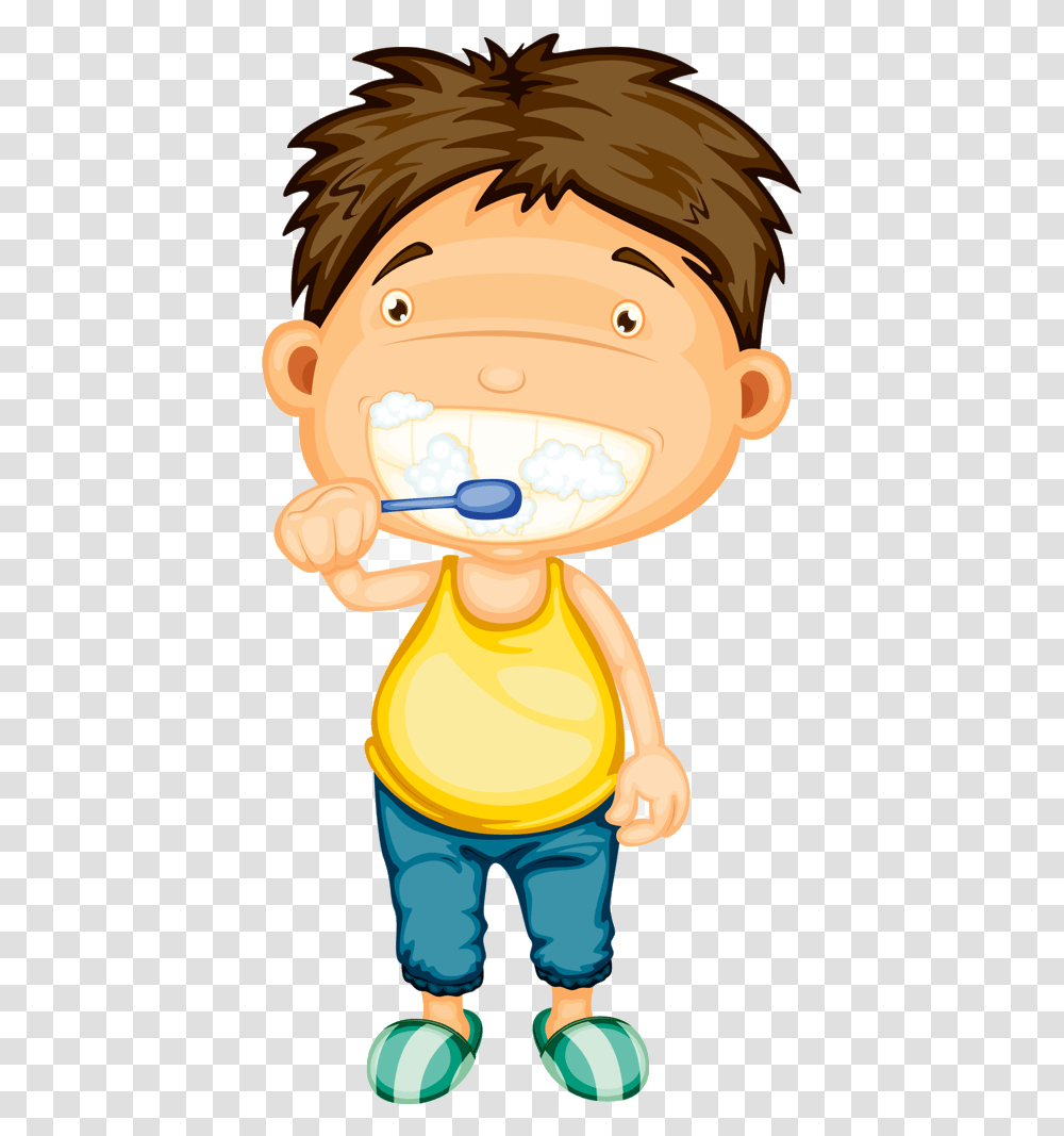 Brush Teeth Clipart Boy Clip Art Images Girl Brushing Happy Brothers Day Date, Toy, Helmet, Apparel Transparent Png