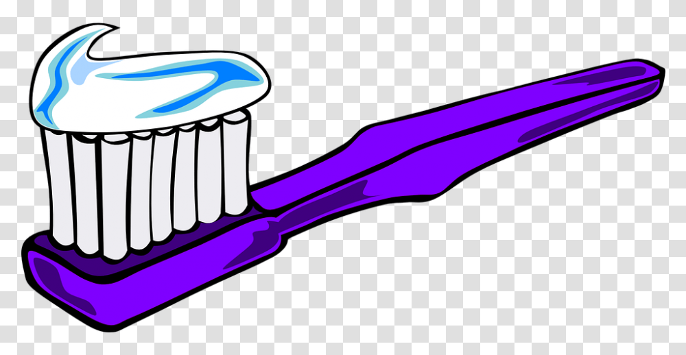 Brush Teeth Free Vector Graphic Brush Tooth Paste Dental Cartoon Picture Of Toothbrush, Tool, Toothpaste Transparent Png