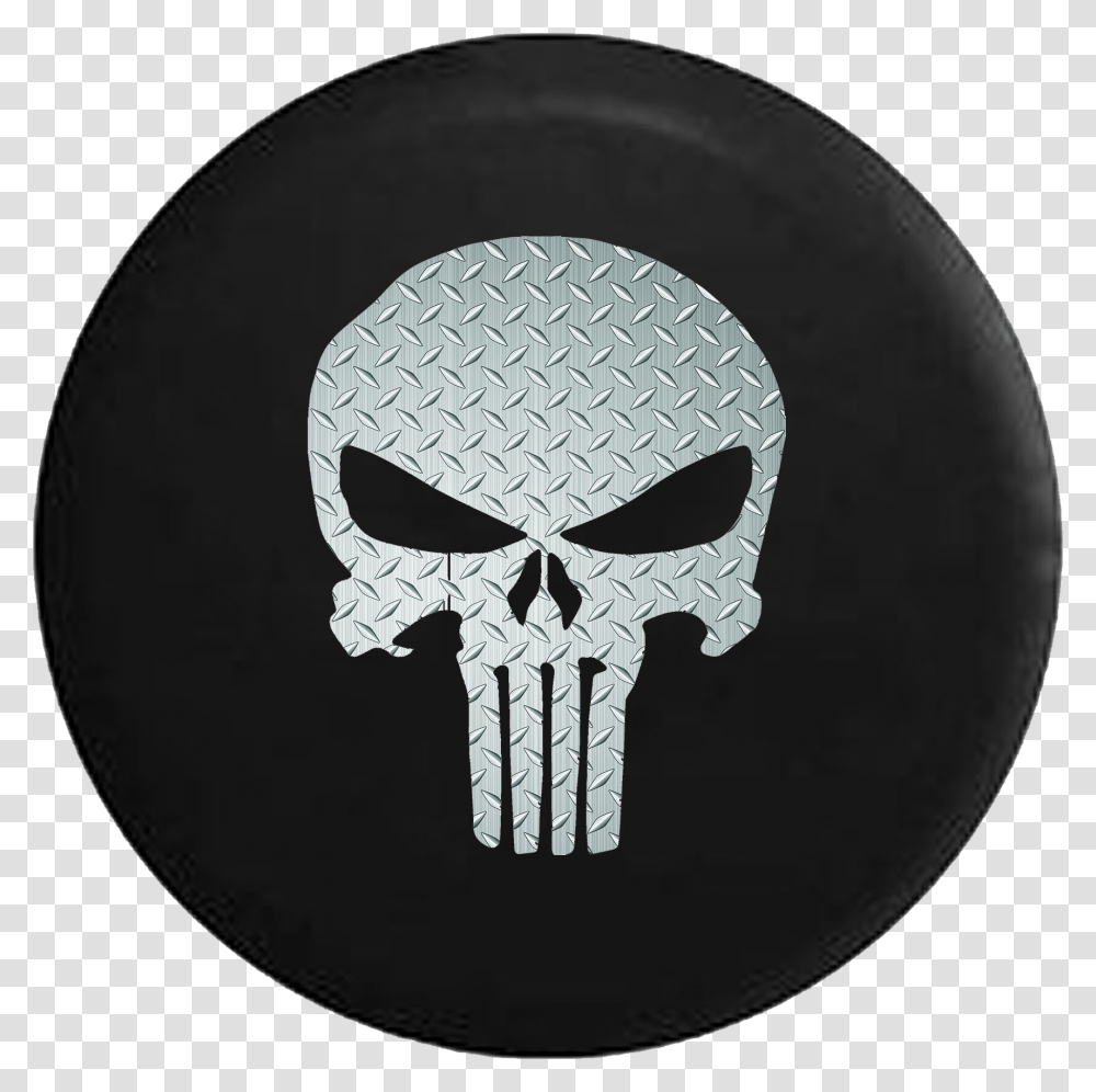 Brushed Steel Diamond Plate American Patriot Punisher Punisher Skull, Pirate, Baseball Cap, Hat Transparent Png
