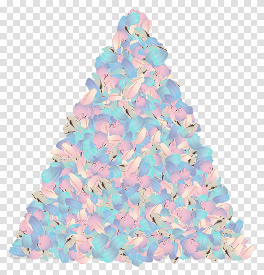 Brushes Background Christmas Tree, Plant, Wedding Cake, Dessert, Food Transparent Png