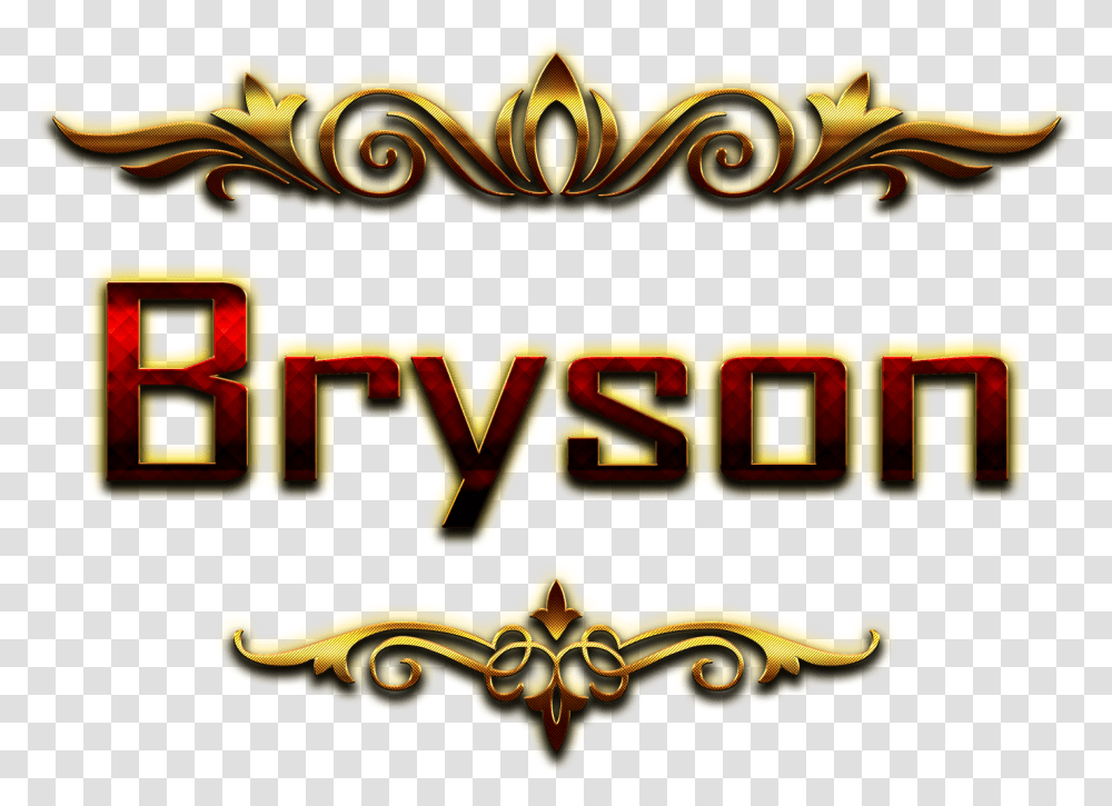 Bryson Love Name Heart Design Venkatesh Name, Emblem, Word Transparent Png