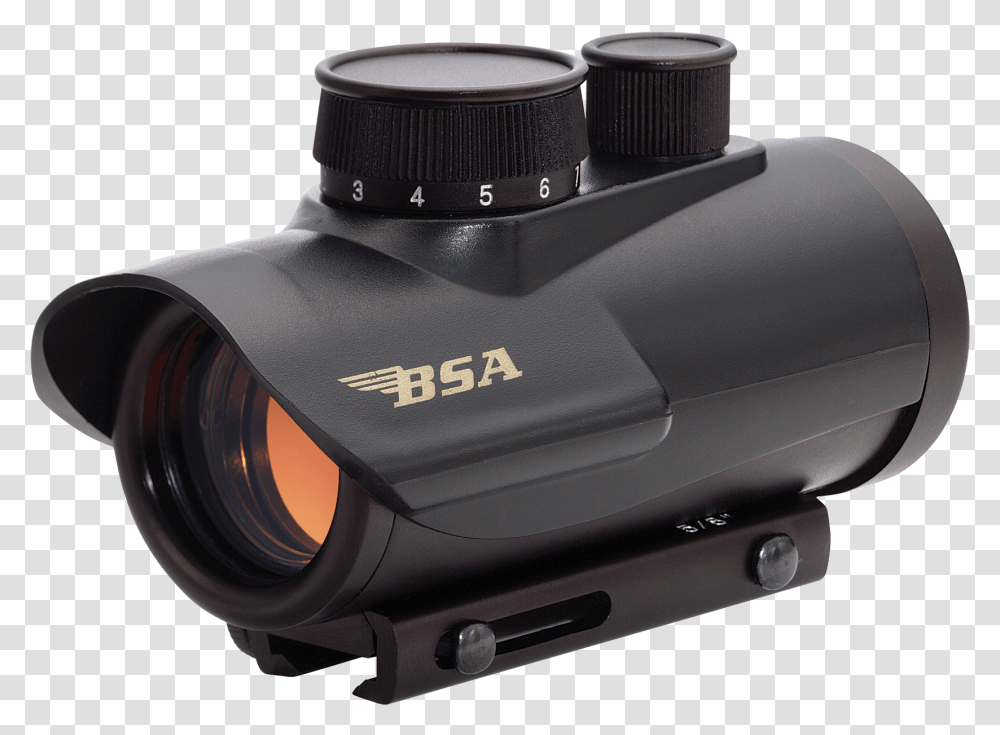 Bsa Red Dot, Camera, Electronics, Helmet Transparent Png