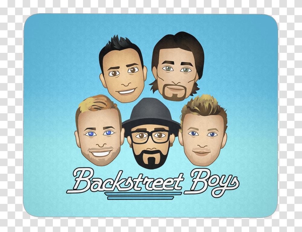 Bsb Emoji Mousepad Backstreet Boys Emojis, Advertisement, Poster, Person, People Transparent Png