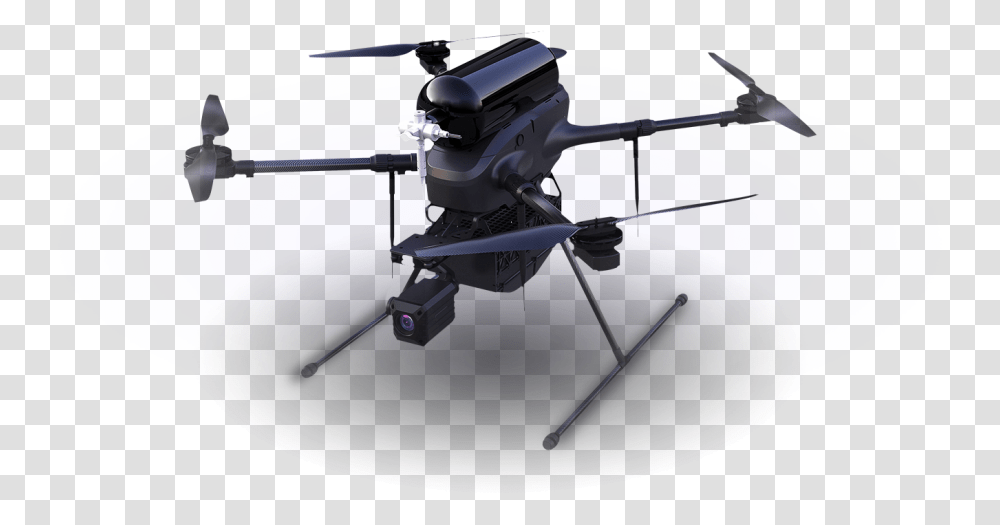 Bshark Drone Fuel Cell, Helicopter, Chair, Furniture, Tripod Transparent Png