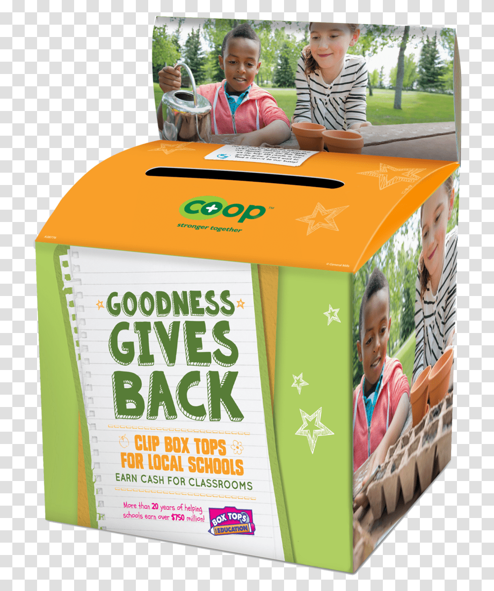 Btfe Cause Promotion Collection Box Image 2017 Augb Box Tops, Person, Poster, Advertisement, Flyer Transparent Png