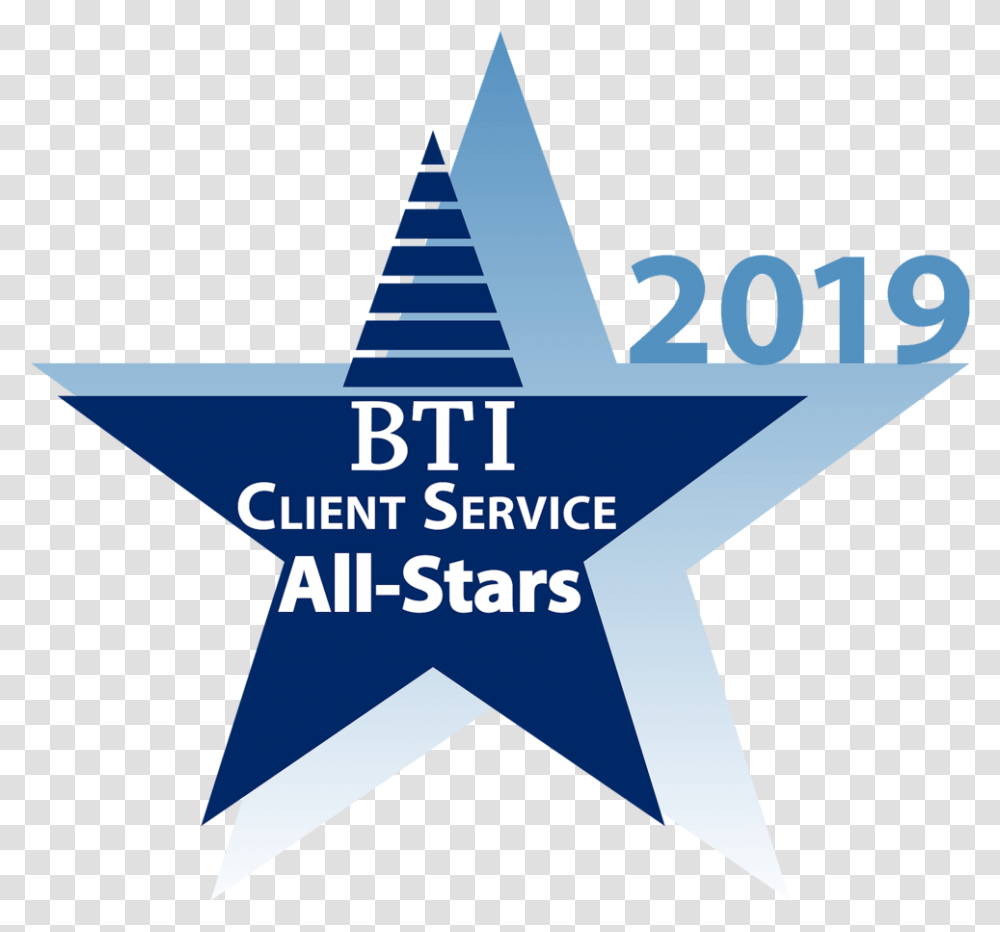 Bti Client Service All Stars For Law Firms - Bti Consulting Bti Client Service All Stars 2019, Symbol, Star Symbol Transparent Png