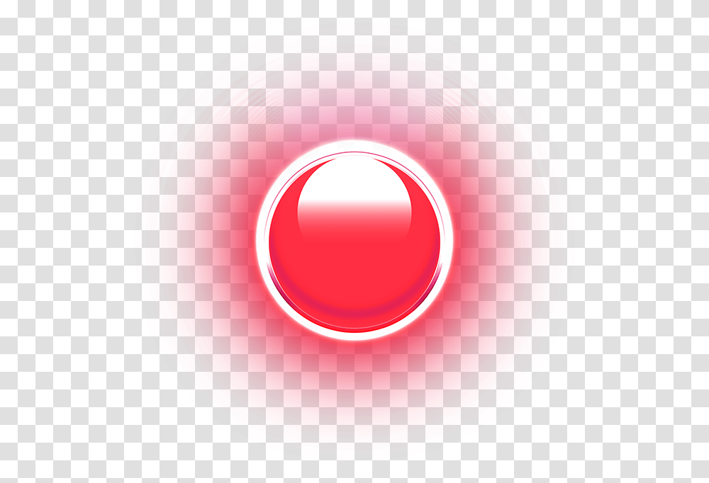 Btn Glow Red Circle, Light Transparent Png