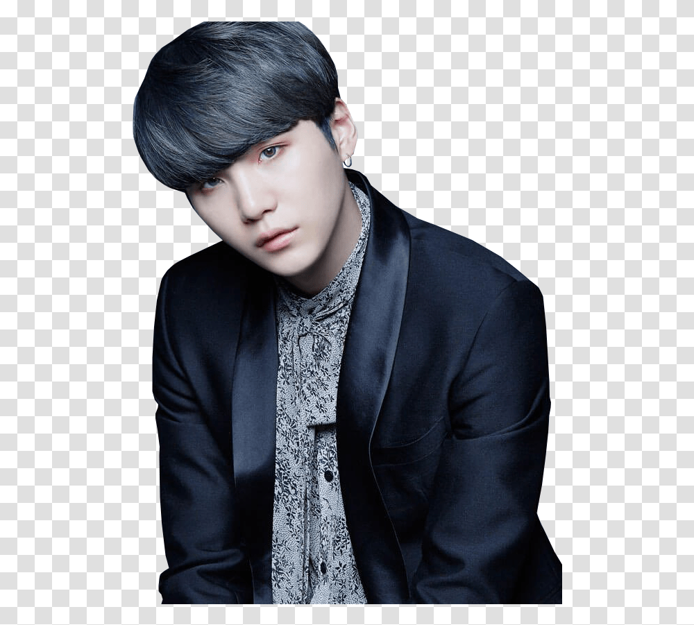 Bts Bangtan And Yoongi Blood Sweat And Tears, Suit, Overcoat, Person Transparent Png
