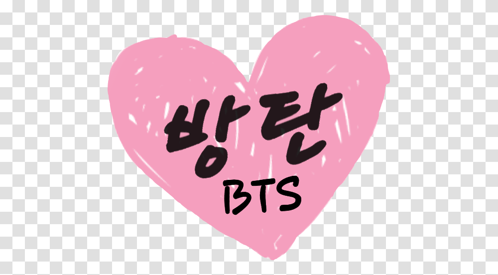 Bts Bangtan Kpop Heart Pink Love Heart, Sweets, Food, Confectionery, Hand Transparent Png