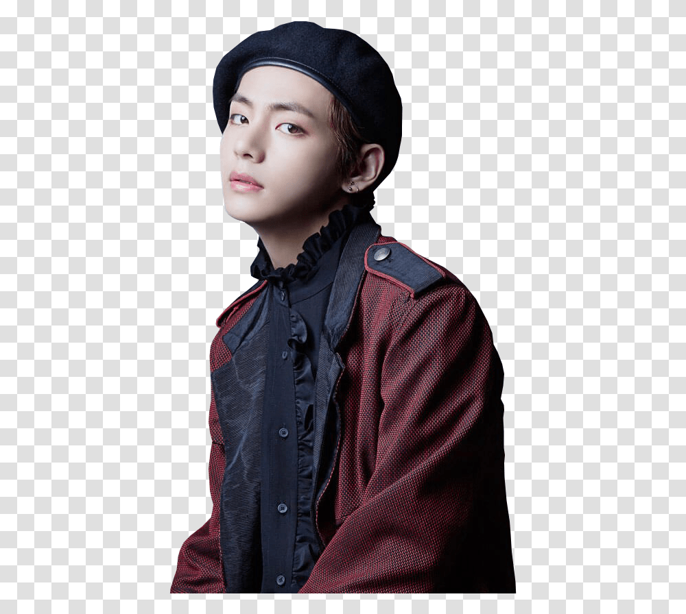 Bts Blood Sweat And Tears Japan Download Taehyung Blood Sweat And Tears, Jacket, Coat, Person Transparent Png