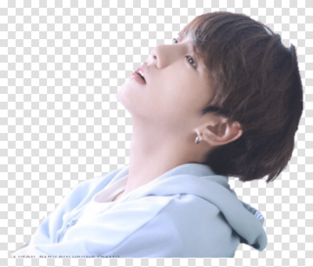 Bts Btsarmy Jungkook Jin Jungkook Love Yourself Wheelchair, Person, Head, Face, Neck Transparent Png