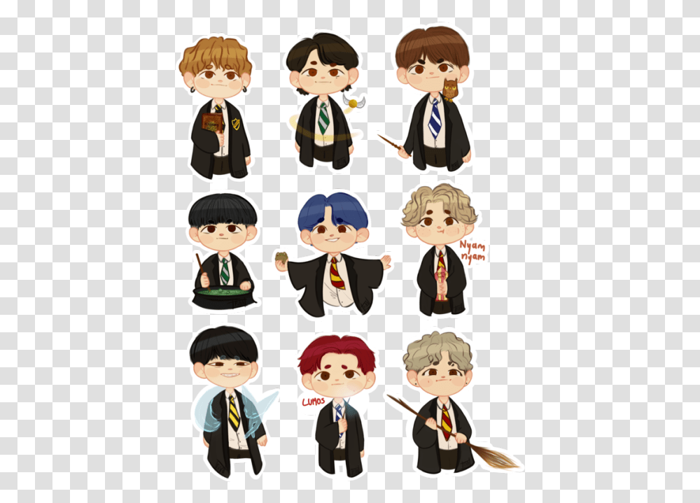 Bts Chibi Chibi Stray Kids, Person, Doll, Toy, Face Transparent Png