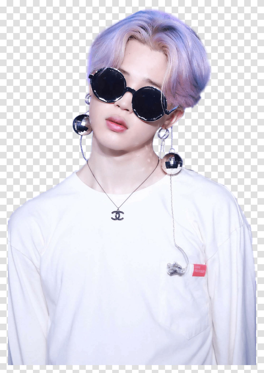 Bts Chimin V Ochkah, Sunglasses, Accessories, Accessory, Person Transparent Png