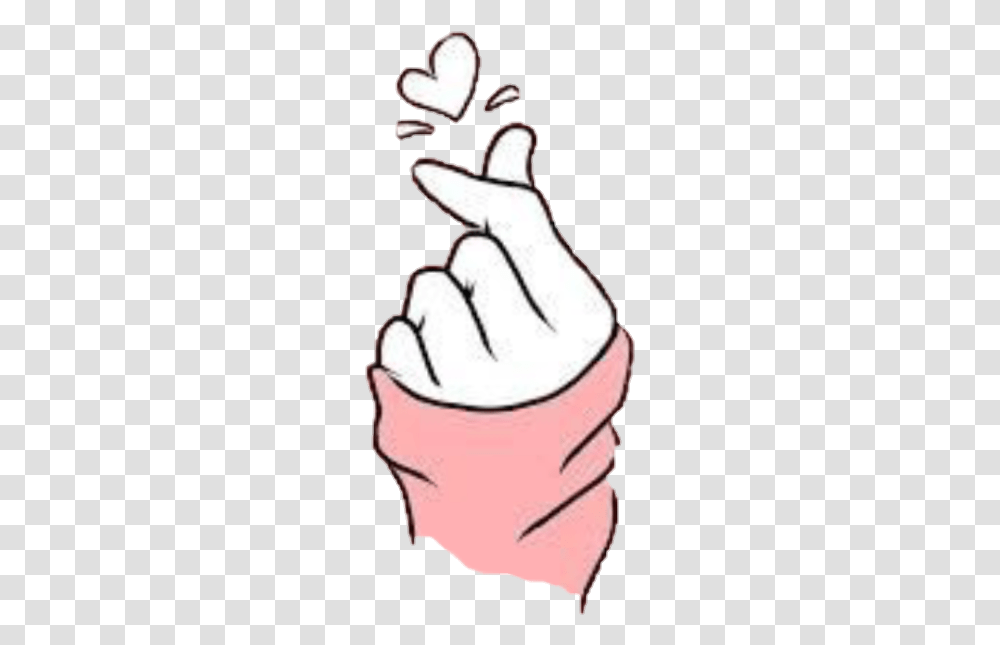 Bts Hand Heart Drawing, Sweets, Food, Hat Transparent Png