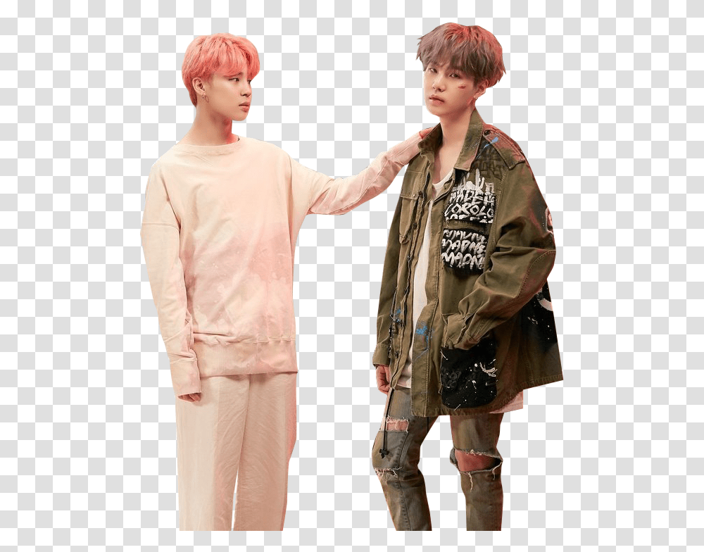 Bts Image Standing, Sleeve, Person, Long Sleeve Transparent Png