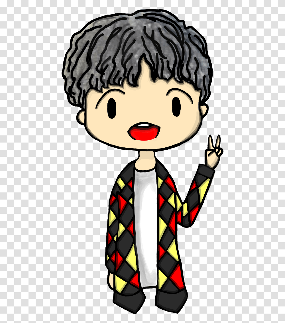 Bts Jeon Jungkook Cartoon, Doll, Toy, Tie, Accessories Transparent Png