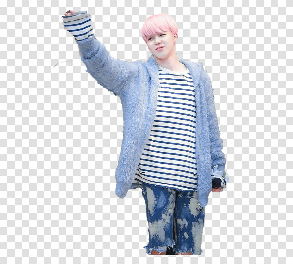 Bts Jimin Spring Day Outfit, Apparel, Sweater, Cardigan Transparent Png