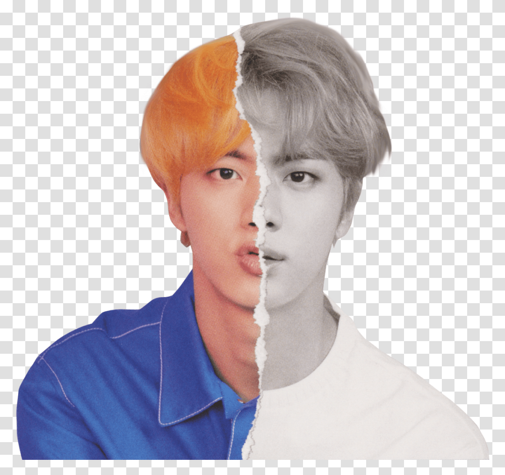 Bts Jin And Seokjin Image Love Yourself Answer Scans, Head, Person, Human, Face Transparent Png