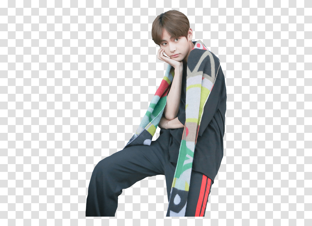 Bts Kim Taehyung Spring Day, Person, Female, Sleeve Transparent Png