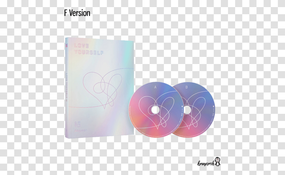 Bts Love Yourself Answer Cd, Text, Sphere, Purple Transparent Png