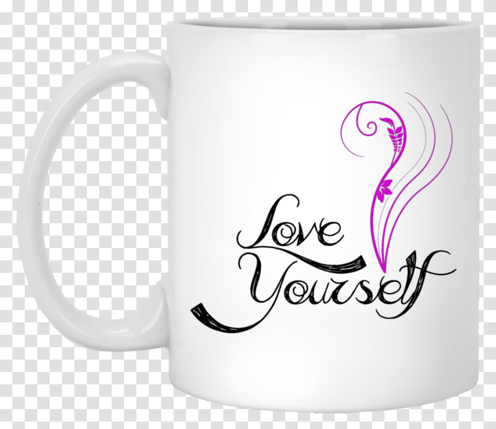 Bts Love Yourself White Mug Mug, Coffee Cup Transparent Png