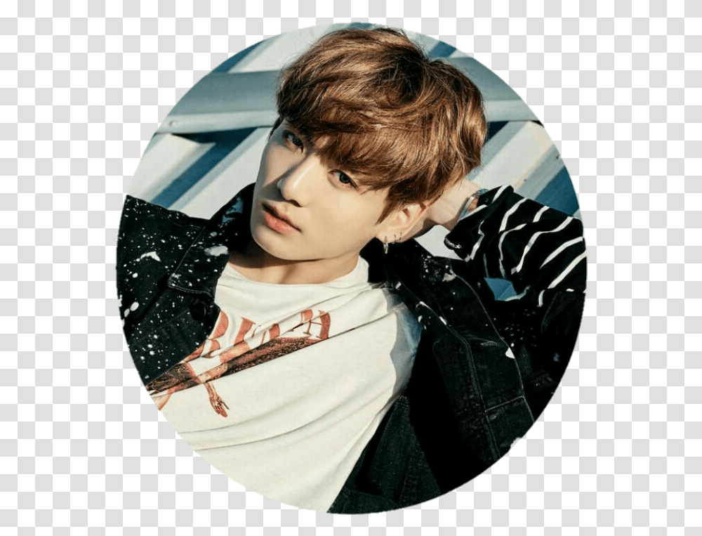 Bts Photo Circle Jungkook, Fisheye, Disk, Person, Human Transparent Png