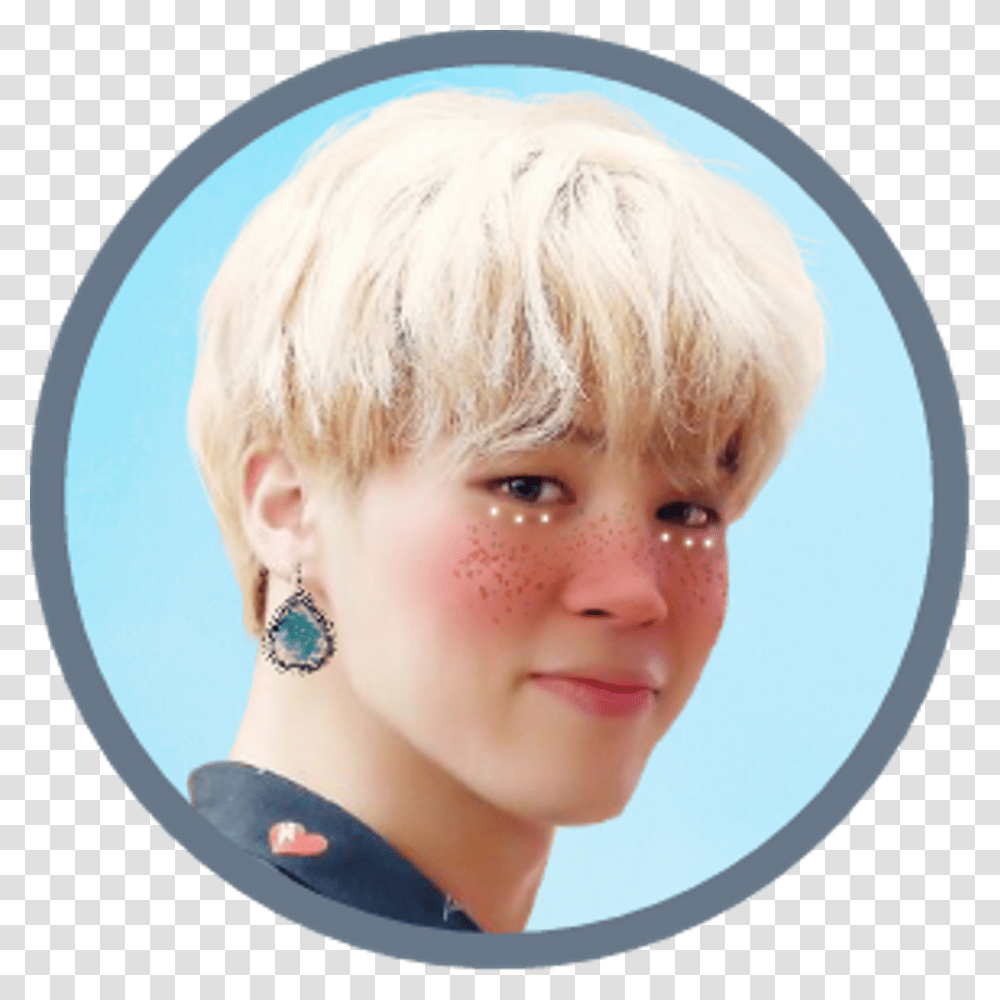 Bts Stickers Jimin Love Yourself Era, Face, Person, Human, Head Transparent Png