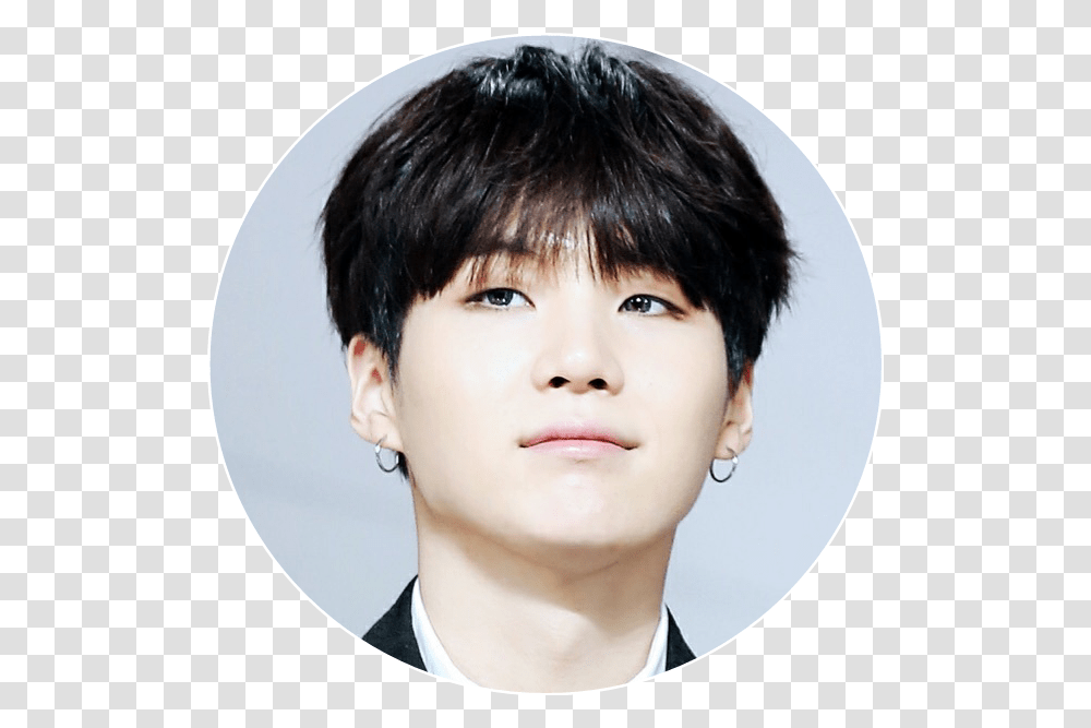 Bts Stickers Suga, Face, Person, Hair, Boy Transparent Png
