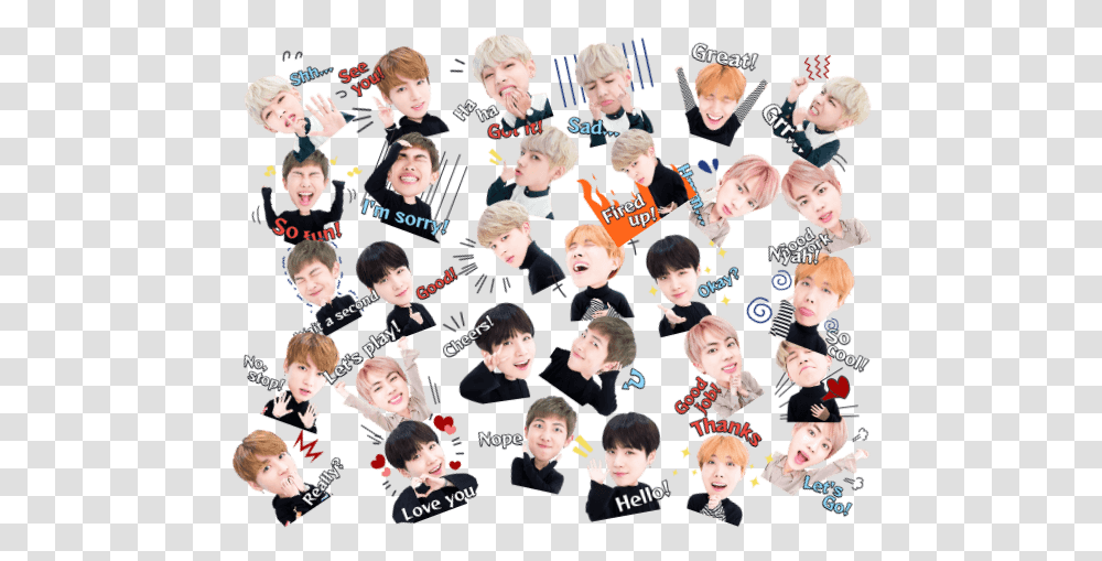 Bts Stickers Whatsapp, Audience, Crowd, Person, Speech Transparent Png