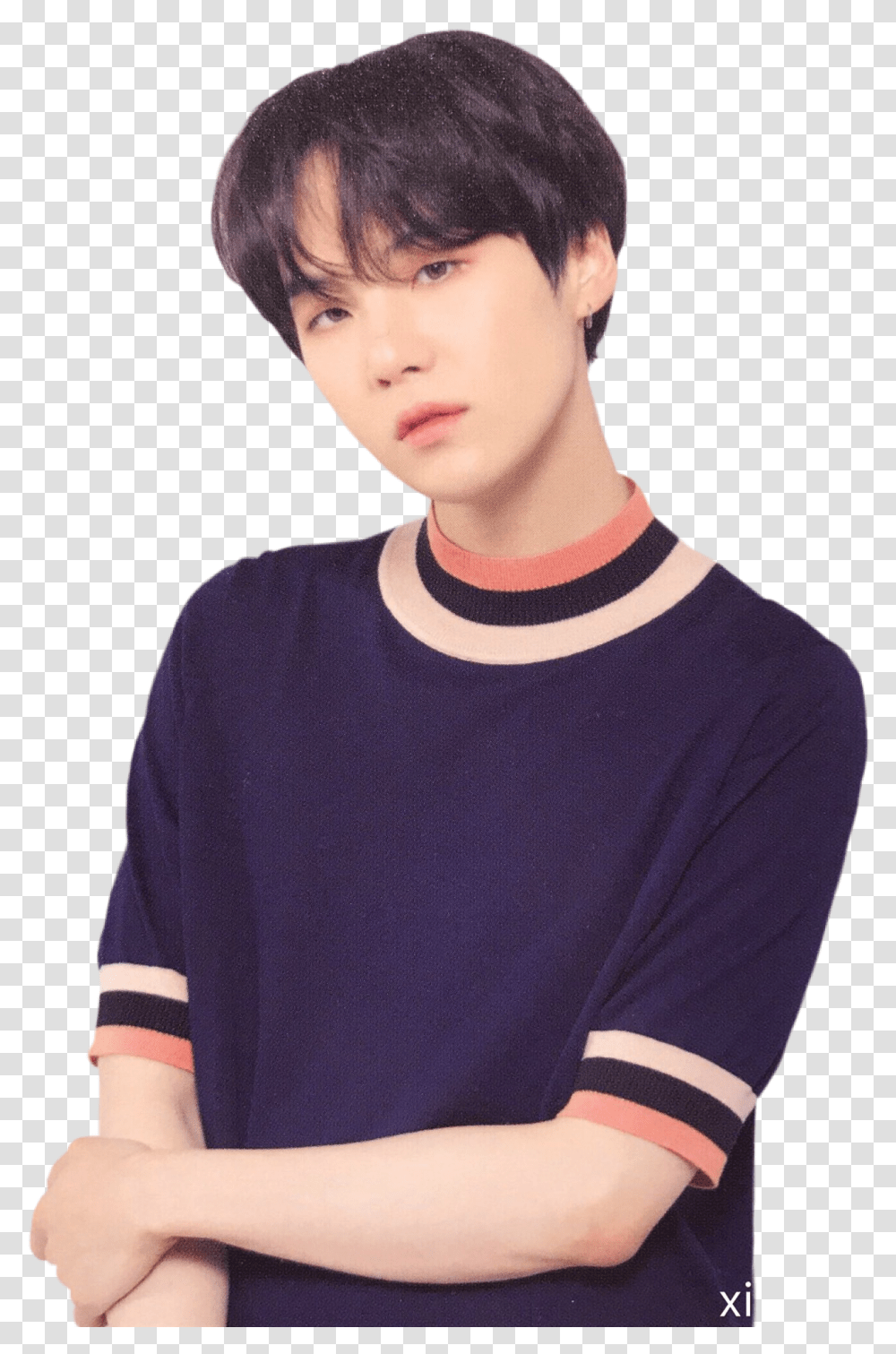 Bts Stickers Yoongi, Clothing, Person, Sleeve, Female Transparent Png