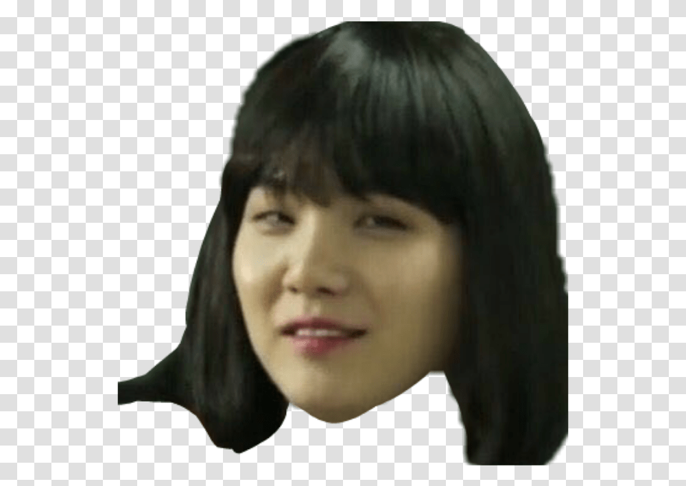 Bts Suga Girl, Face, Person, Female, Head Transparent Png