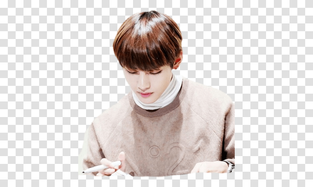 Bts Taehyung Background, Person, Finger, Female, Girl Transparent Png