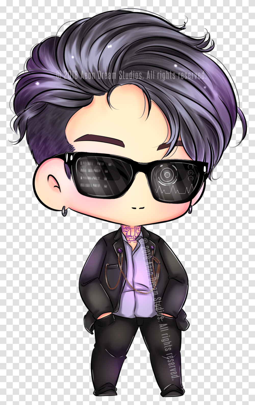 Bts To The Edge Of The Sky Chibi, Sunglasses, Accessories, Accessory, Comics Transparent Png