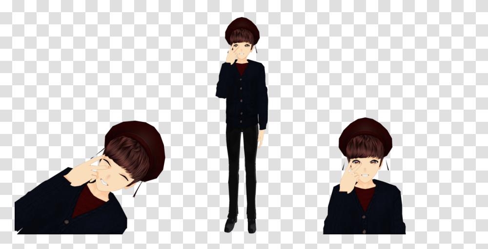 Bts V Kim Taehyung Mmd Download, Person, Sleeve, Long Sleeve Transparent Png