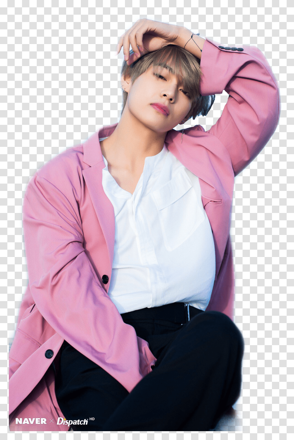 Bts V Taehyung Freetoedit Bts Dispatch, Sleeve, Long Sleeve, Person Transparent Png