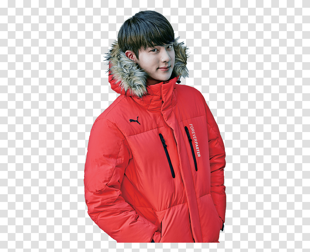 Bts Winter Photoshoot, Apparel, Jacket, Coat Transparent Png