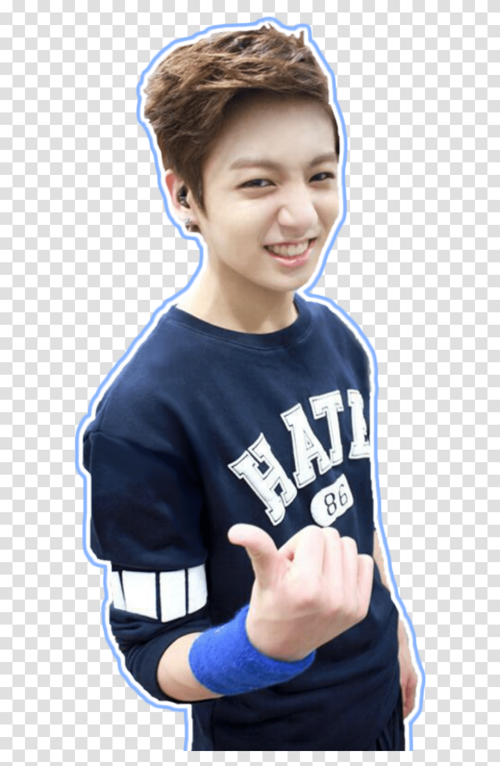 Bts With Hair Up, Person, Sleeve, Face Transparent Png