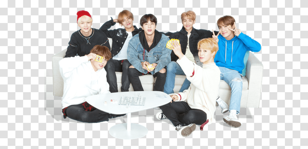 Bts World 100 Event, Person, People, Furniture Transparent Png