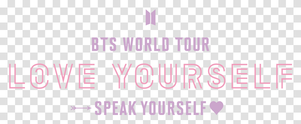 Bts World Tour Love Yourself Speak Yourself Logo Trip With David Foster Wallace, Alphabet, Word Transparent Png