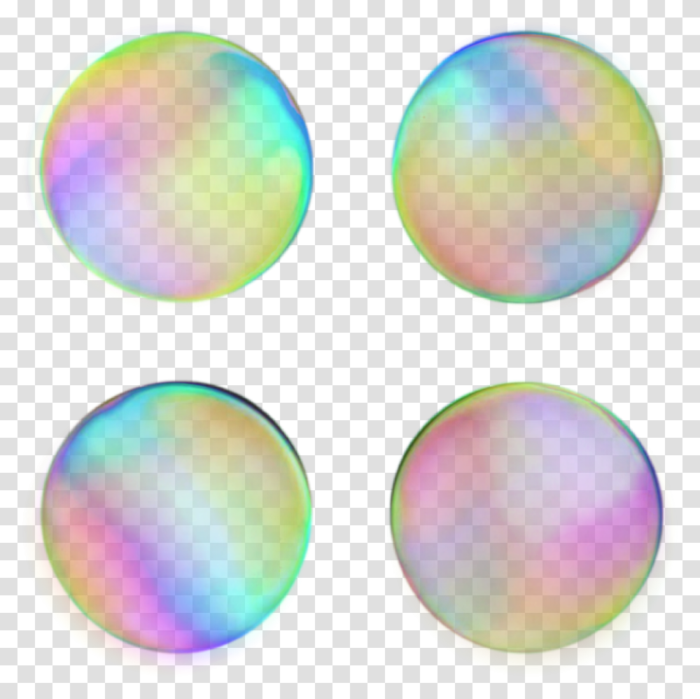 Bubble Bubbles Iridescent Holo Holographic Colorful Transparent Png