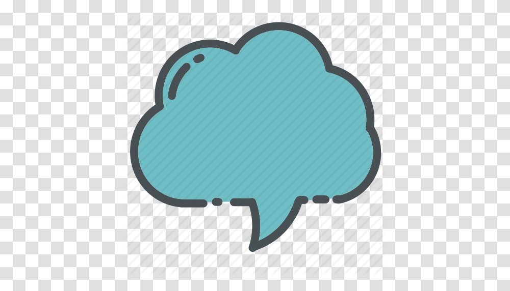 Bubble Callout Cloud Contact Message Speech Text Icon, Rock, Outdoors, Nature, Ice Transparent Png